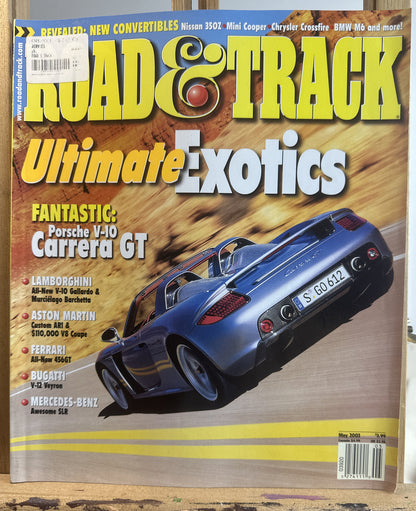 Road and Track Magazine May 2003 In Good Condition