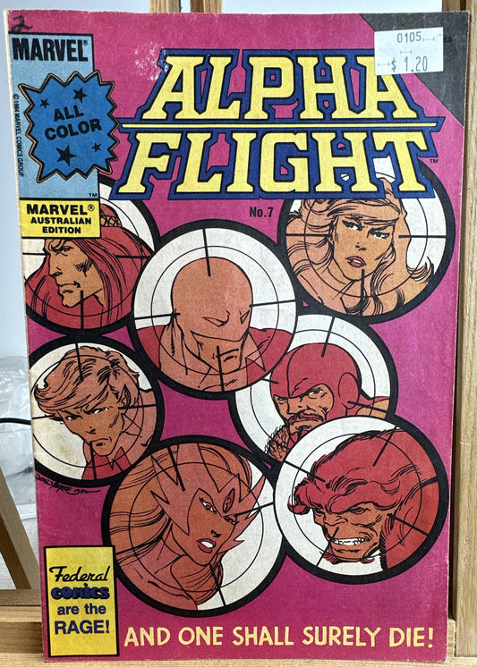 Alpha Flight Comic No.7 In Good Condition