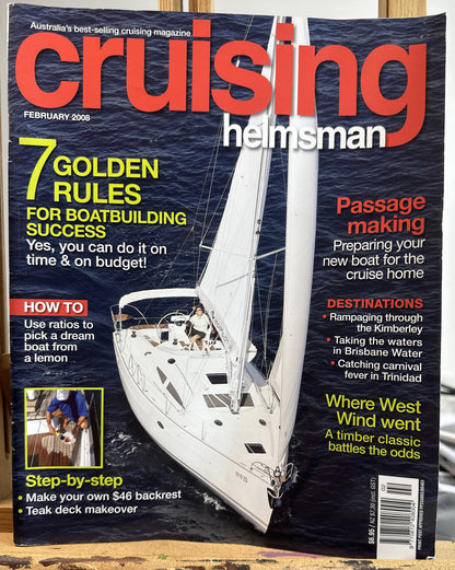 Cruising Helmsman Magazine February 2008 In Good Condition