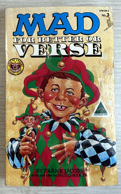 Mad For Better Or Verse Book No.3 In OK Condition
