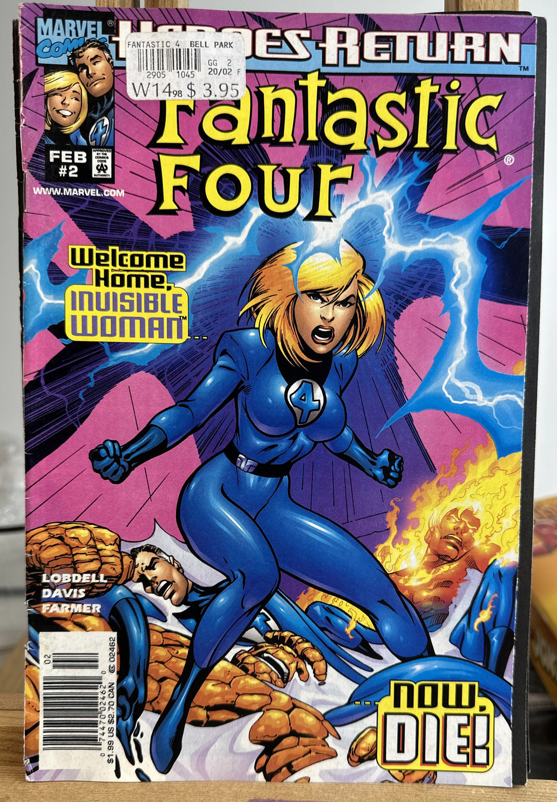 Fantastic Four #2 - Marvel Comics - 1998 In Good Condition