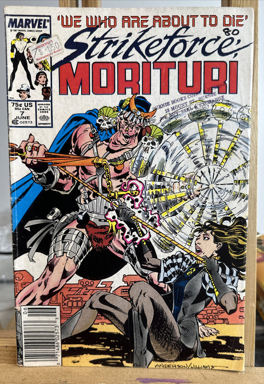 Strikeforce: Morituri #7 VF/NM; Marvel | We Who Are About To Die In VGC