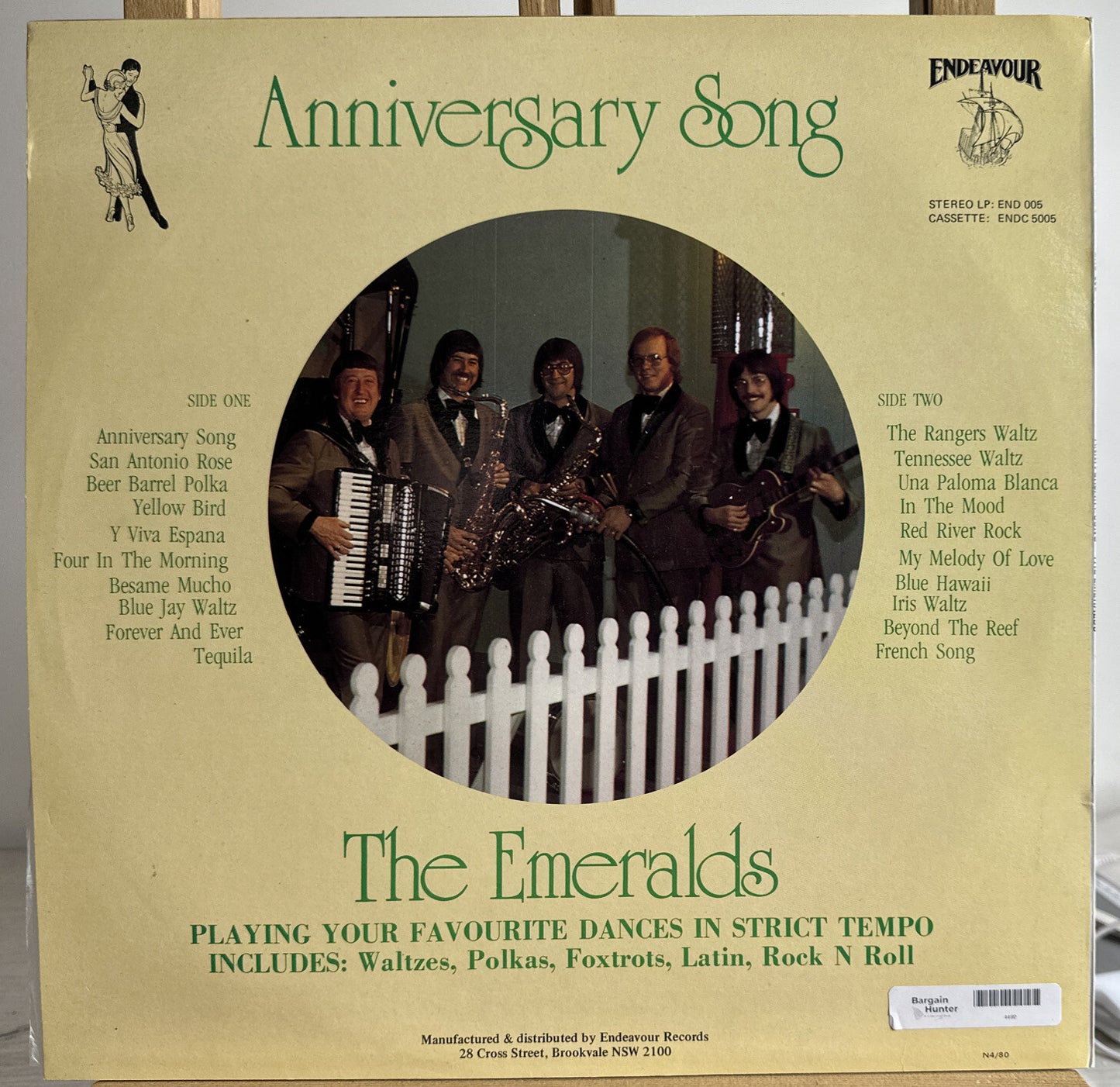 The Emeralds Anniversary Song  Australian Press Vinyl LP Record In VGC 4492