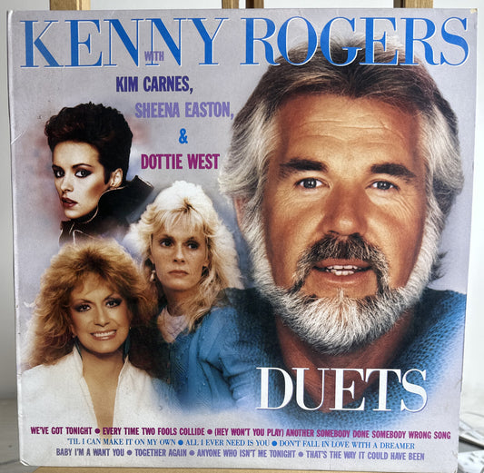 Kenny Rogers Duets (1988) Australian Press Vinyl Record In VGC 4496
