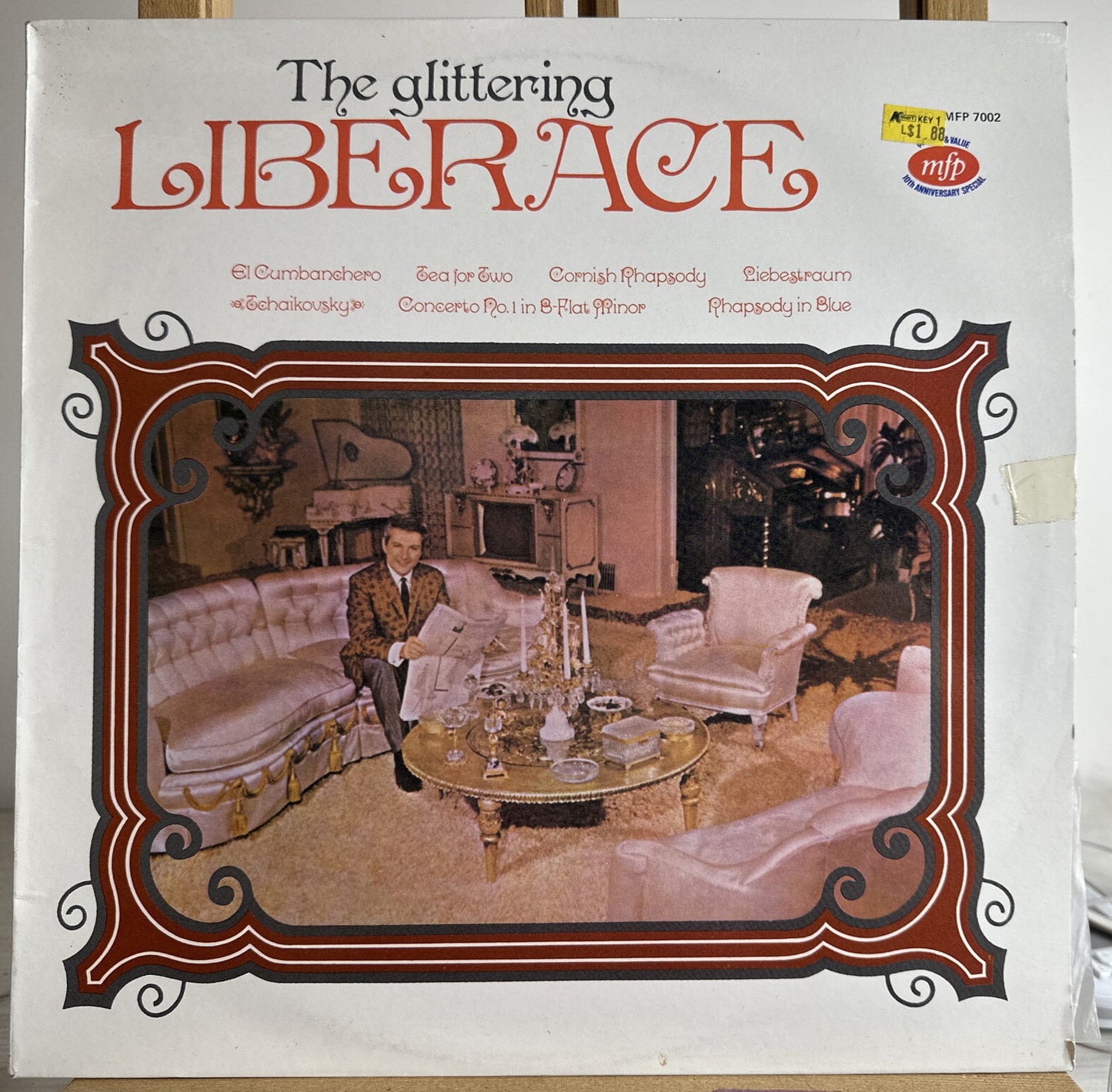 Liberace, The Glittering Liberace, 1969, LP Record In Very Good Condition 4488