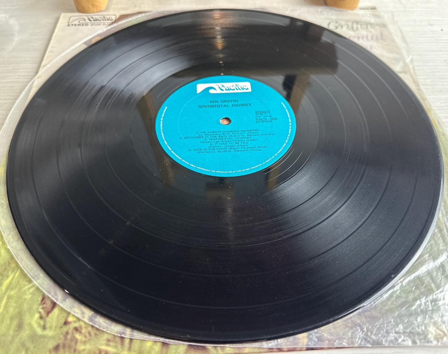 Ken Griffin, Sentimental Journey Vinyl LP Record In VGC 4475