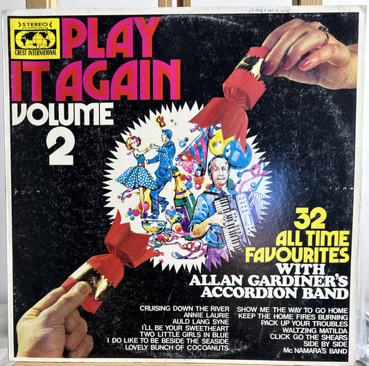 Allan Gardiner's Accordion Band, Play It Again Volume 2, LP Record In VGC 5654