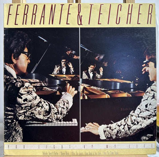 FERRANTE & TEICHER-YOU LIGHT UP MY LIFE - Vinyl Record - In Good Condition 4534