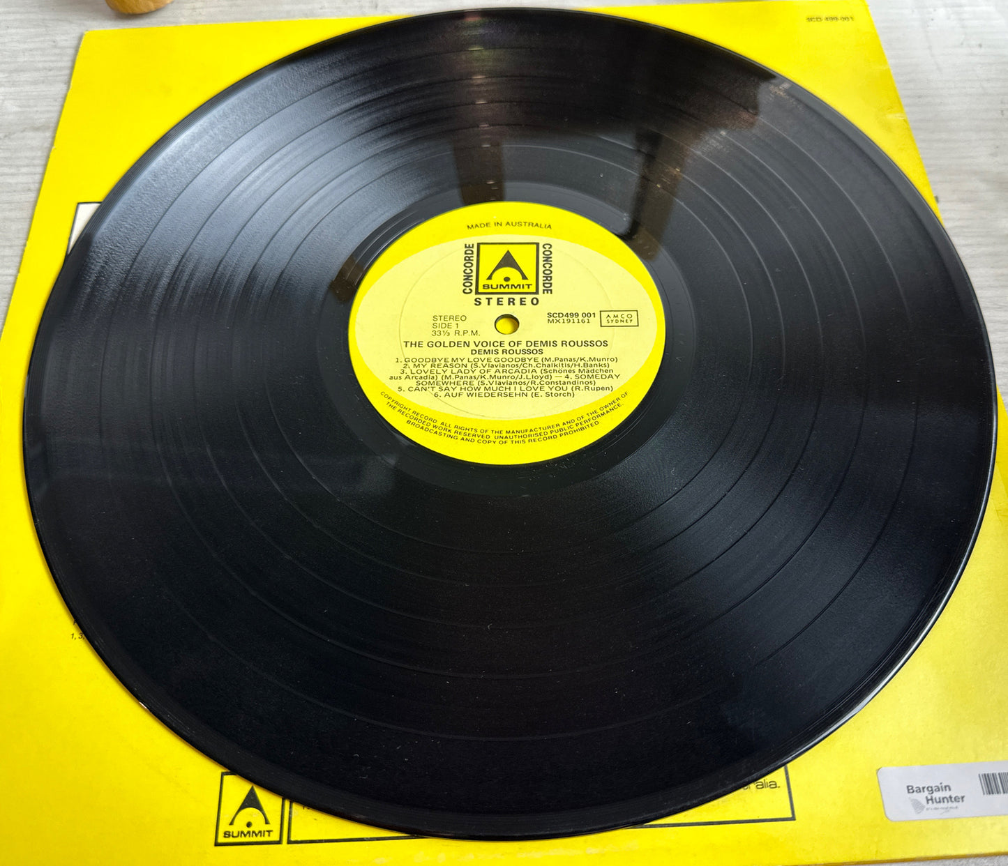 THE GOLDEN VOICE OF DEMIS ROUSSOS, VINYL, RECORD, LP, PHILIPS In VGC 5659