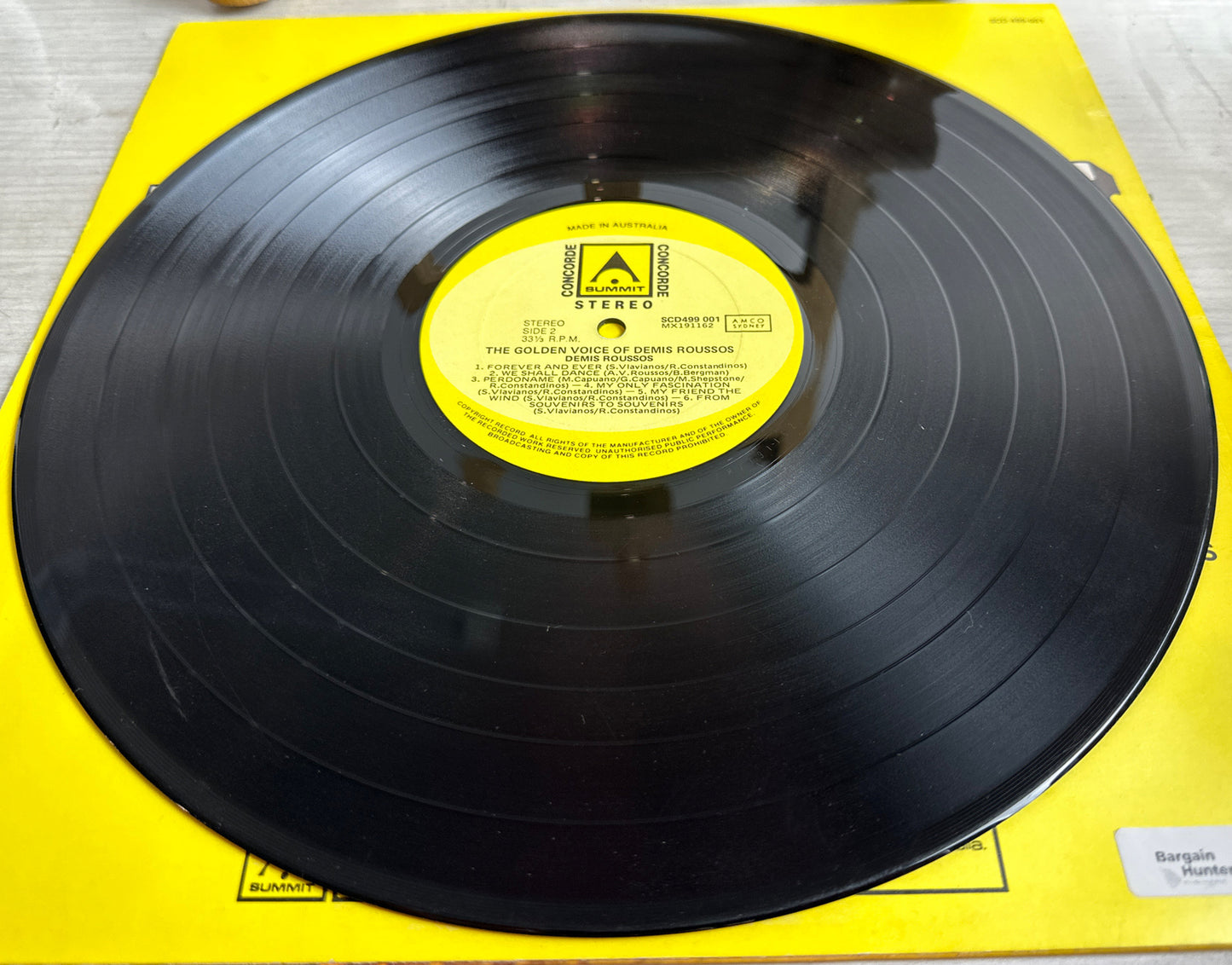 THE GOLDEN VOICE OF DEMIS ROUSSOS, VINYL, RECORD, LP, PHILIPS In VGC 5659