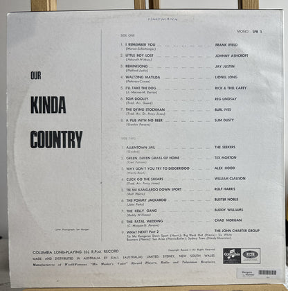 OUR KINDA COUNTRY VARIOUS ARTISTS LP RECORD In Good Condition 5657