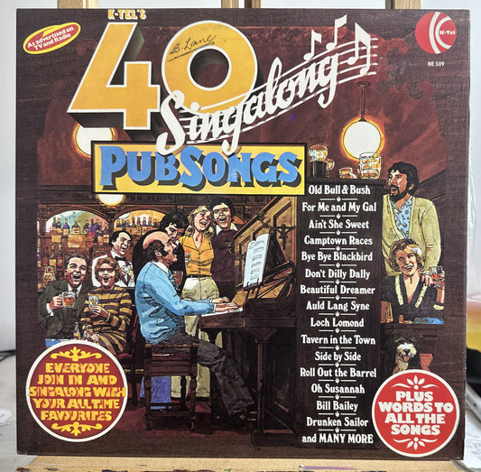 40 Singalong Pub Songs - Vinyl Record - In VGC 4516