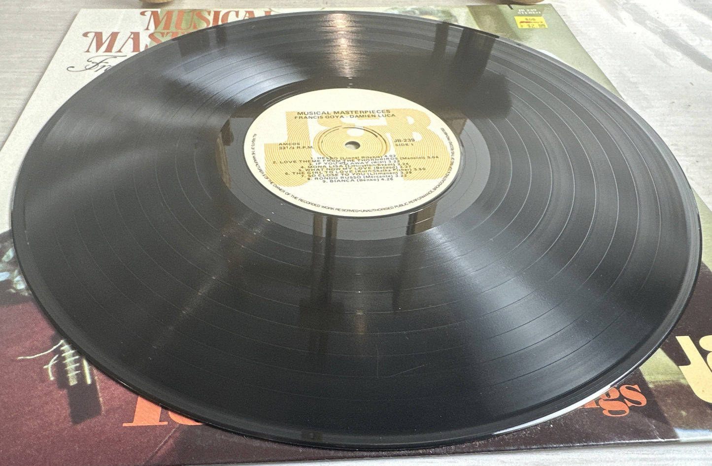 Francis Goya & Damian Luca - Musical Masterpieces - Vinyl Record - In VGC 4527