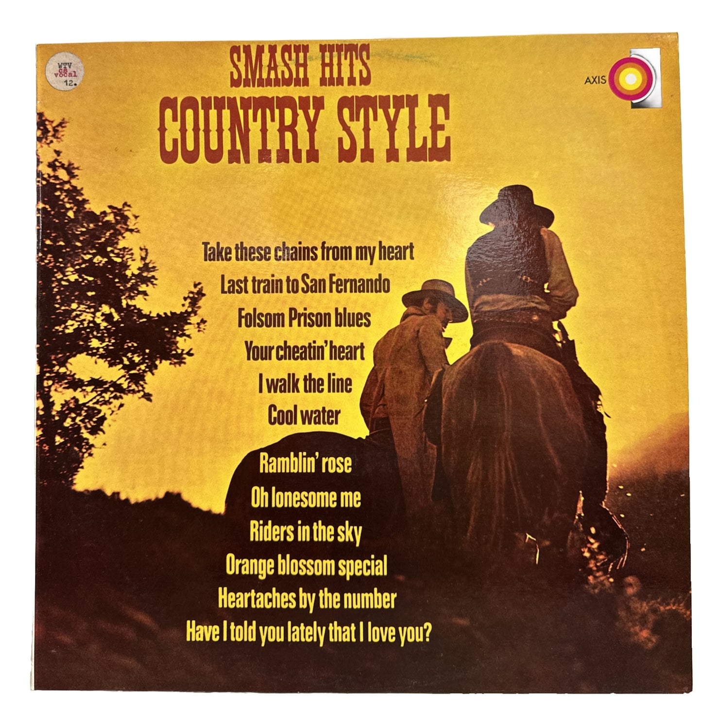 SMASH HITS COUNTRY STYLE - Record Vinyl LP 3851