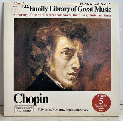 CHOPIN - Family Library Of Great Music Album 5 1976 -12" Record Vinyl LP 4244