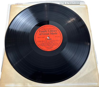 CHOPIN - Family Library Of Great Music Album 5 1976 -12" Record Vinyl LP 4244