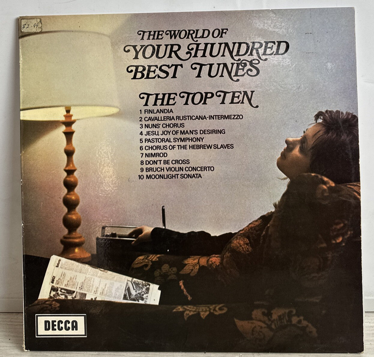 The World of Your Hundred Best Tunes The Top Ten -  12" Record Vinyl 4243