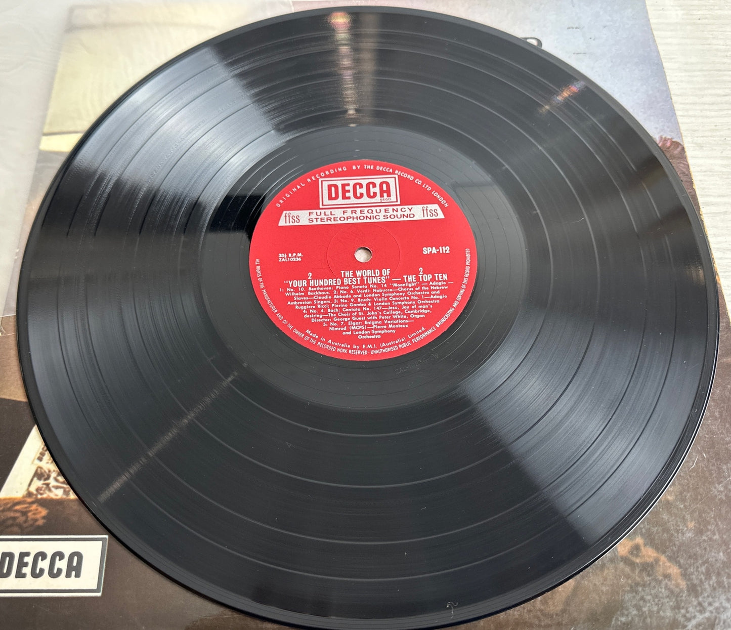 The World of Your Hundred Best Tunes The Top Ten -  12" Record Vinyl 4243