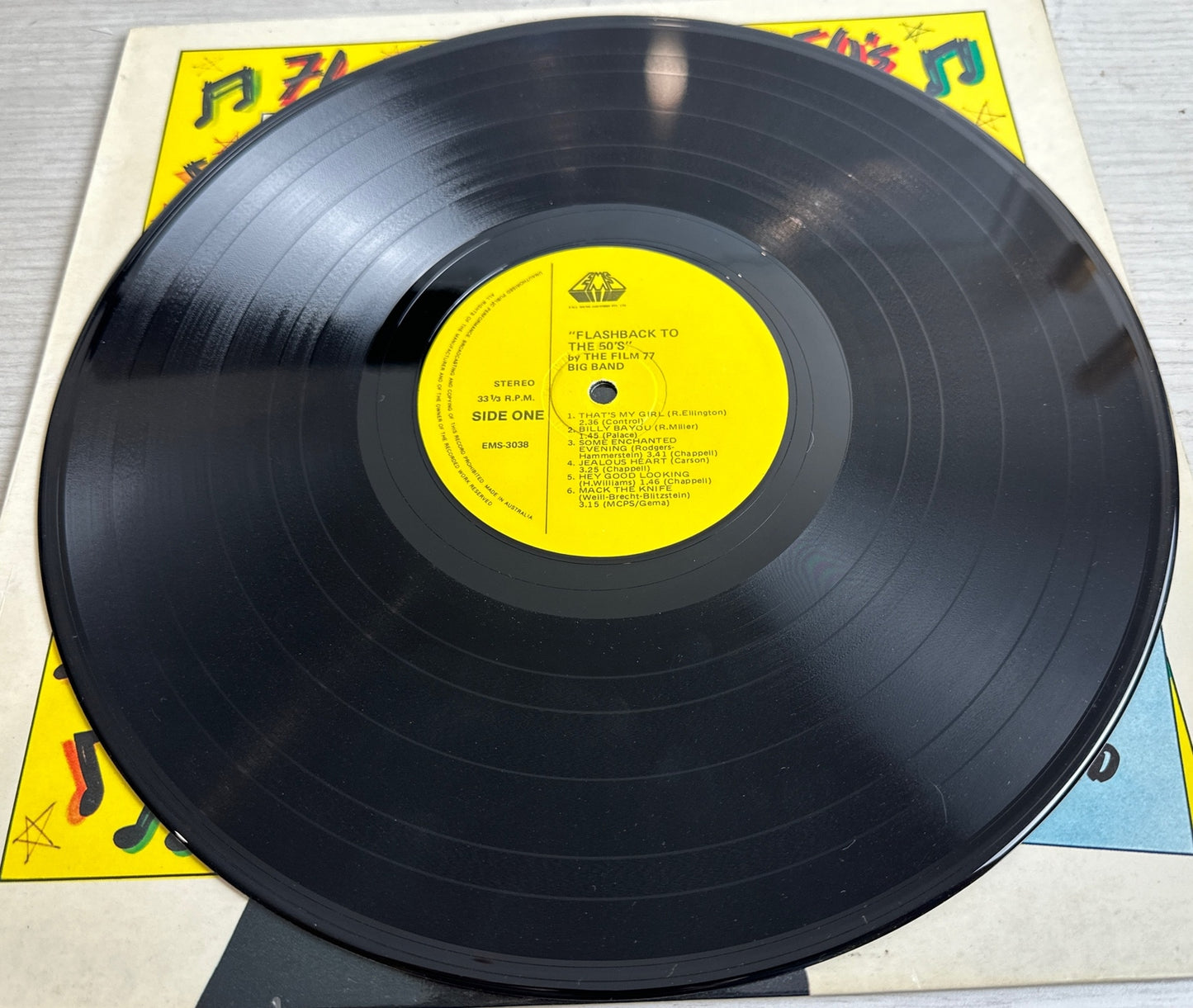 Flashback To The 50's - The Film 77 Big Band - 12" Record Vinyl LP 4502