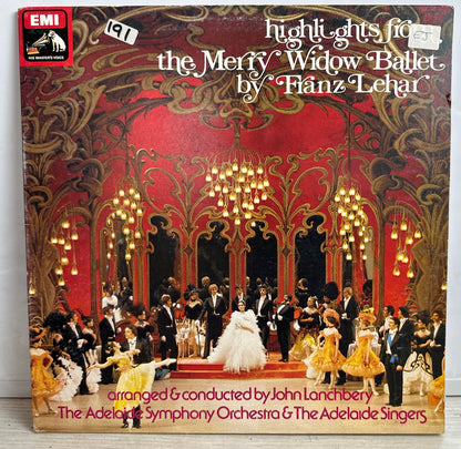 Highlights From the Merry Widow Ballet Franz Lehar -12" Record Vinyl LP 4247