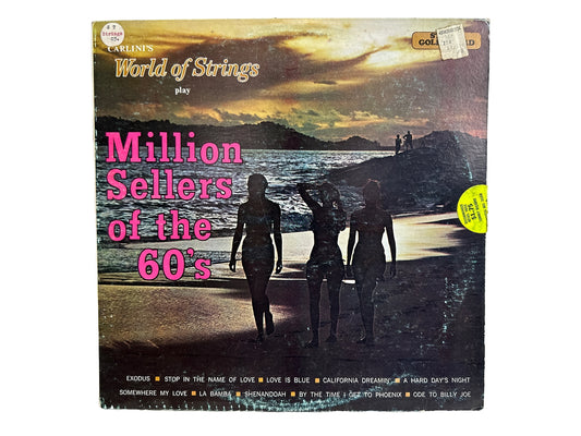 Carlini's World of Strings Million Sellers of The 60's -12" Record Vinyl LP 3858