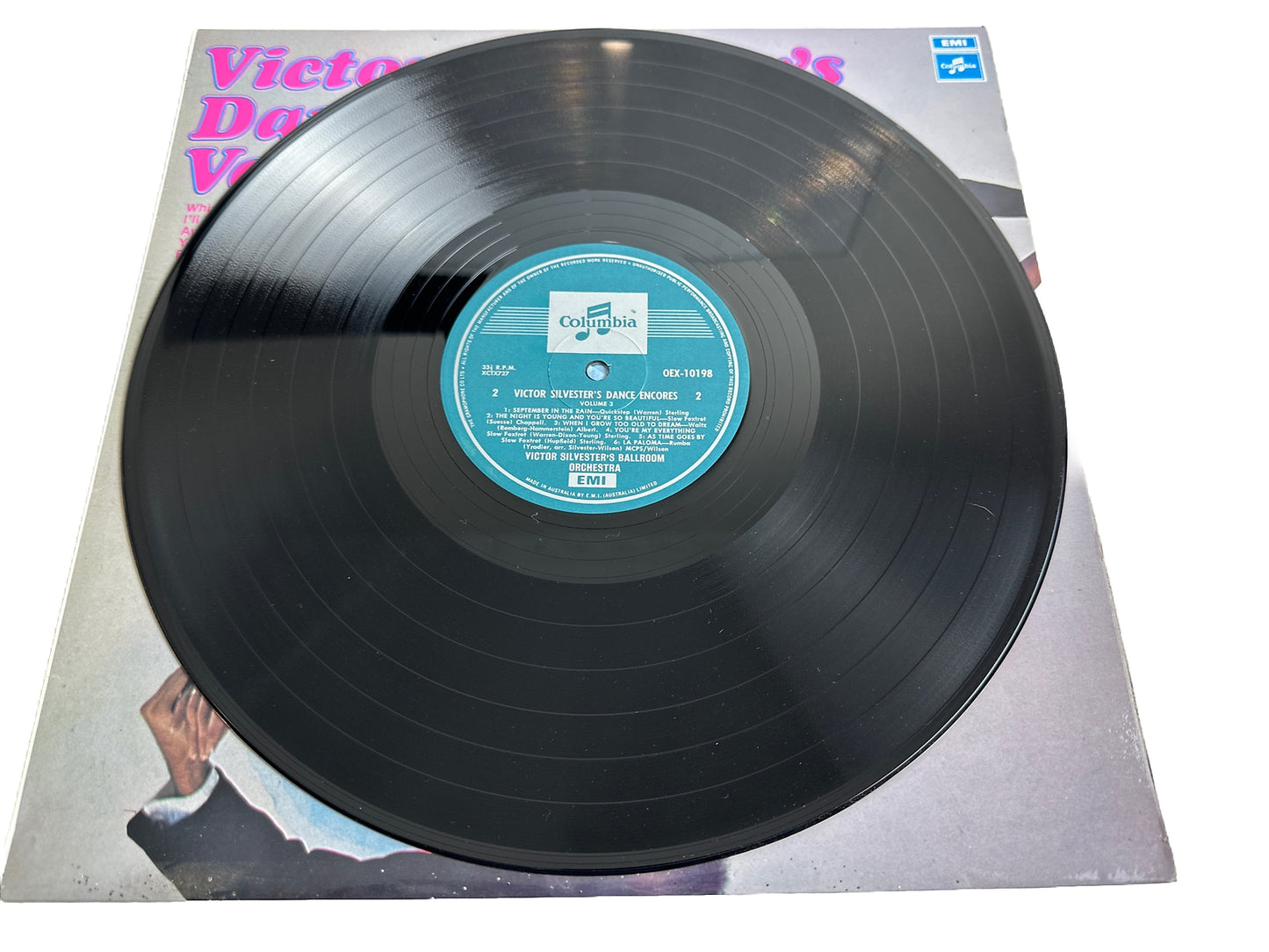 VICTOR SILVESTER'S - DANCE ENCORES - Vol. 3 LP RECORD Columbia Vinyl LP 4403