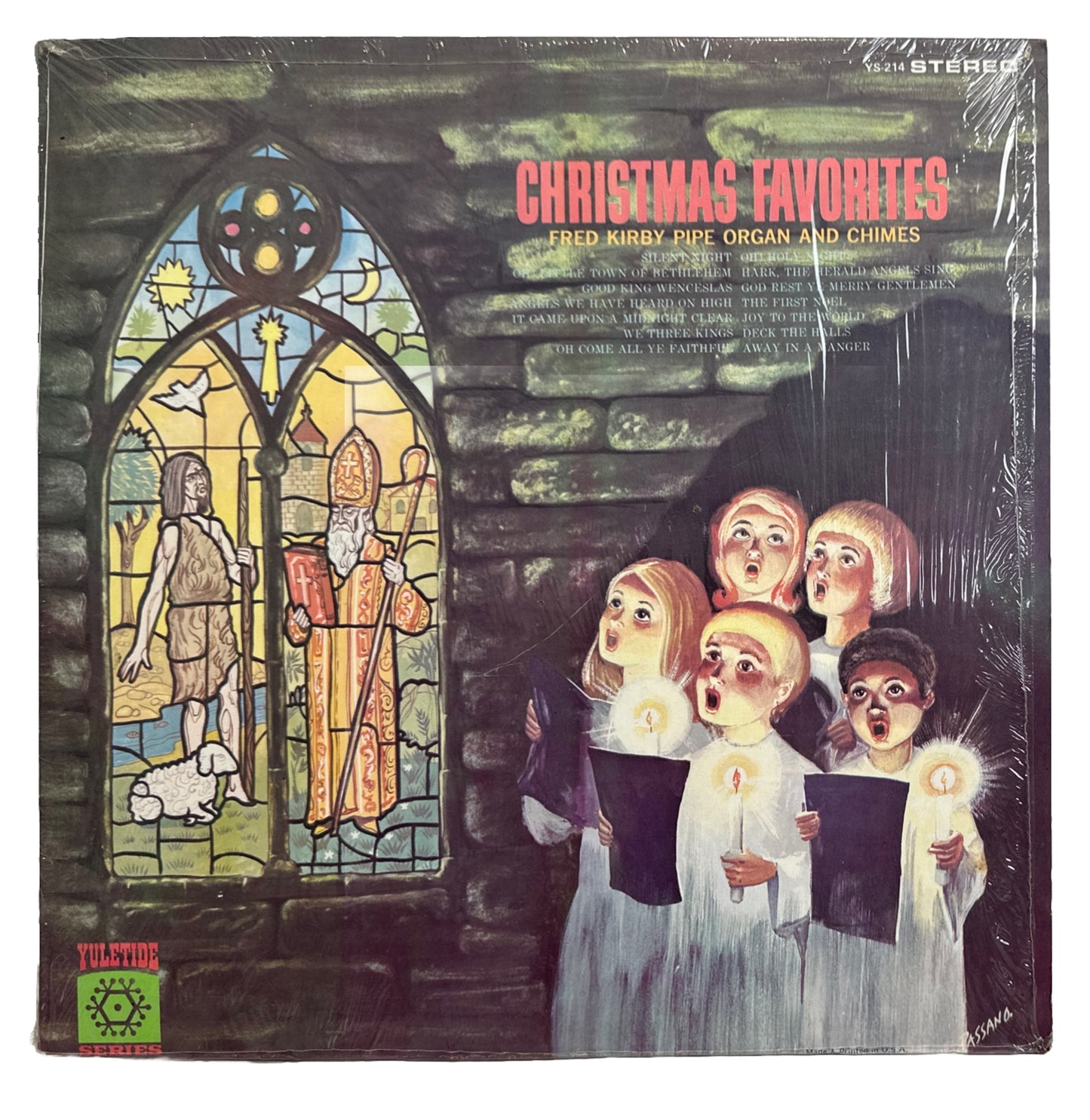 Christmas Favorites - Fred Kirby Pipe Organ and Chimes - 12" Vinyl Record 3926
