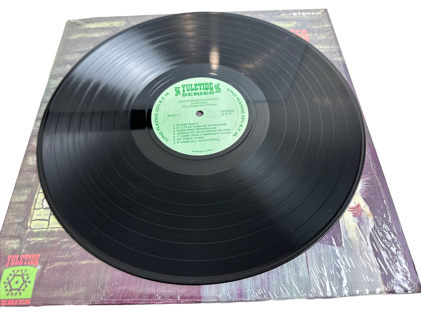 Christmas Favorites - Fred Kirby Pipe Organ and Chimes - 12" Vinyl Record 3926