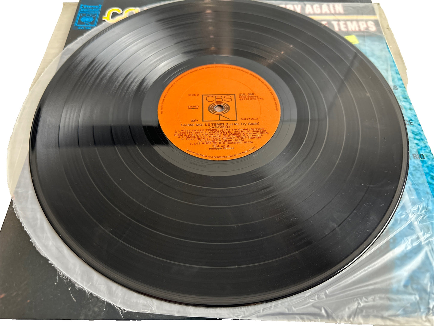 Let Me Try Again - Laisse-Moi Le Temps CARAVELLI - 12" Vinyl Record 3930