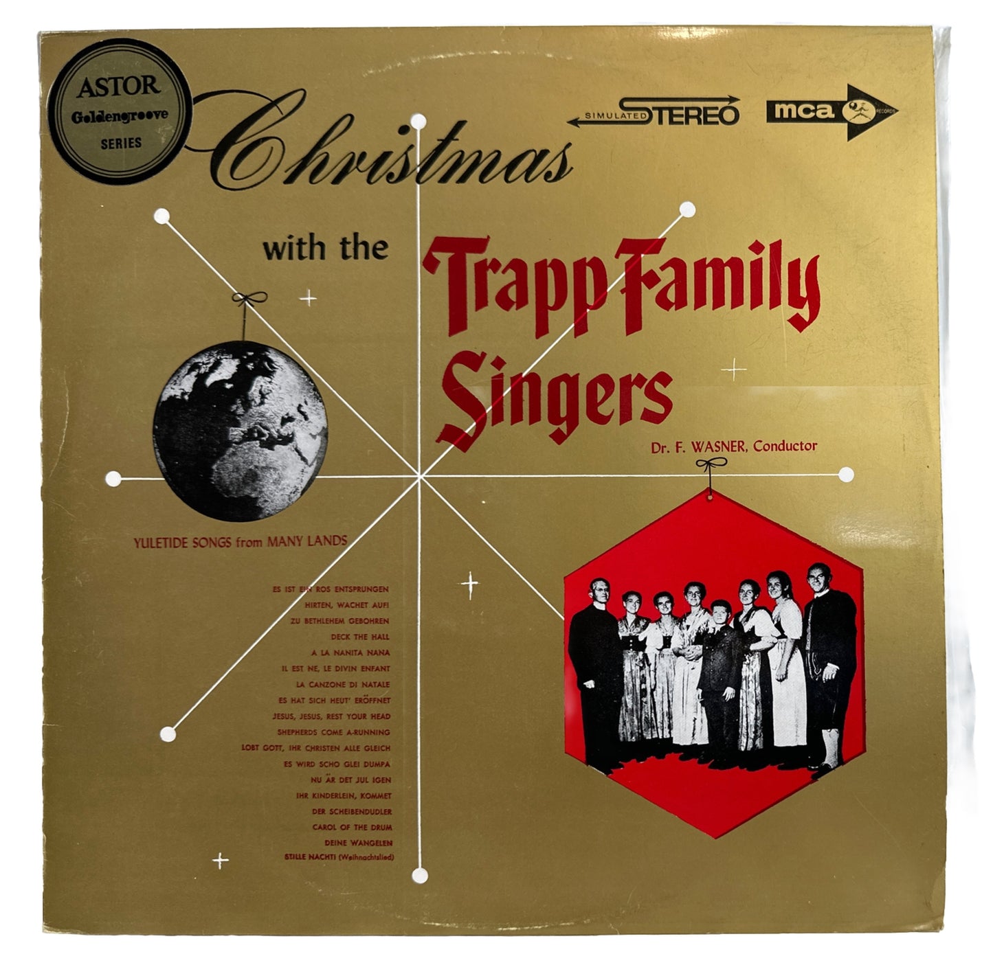 Christmas with the Trapp Family Singers  - 12" Vinyl Record 3927