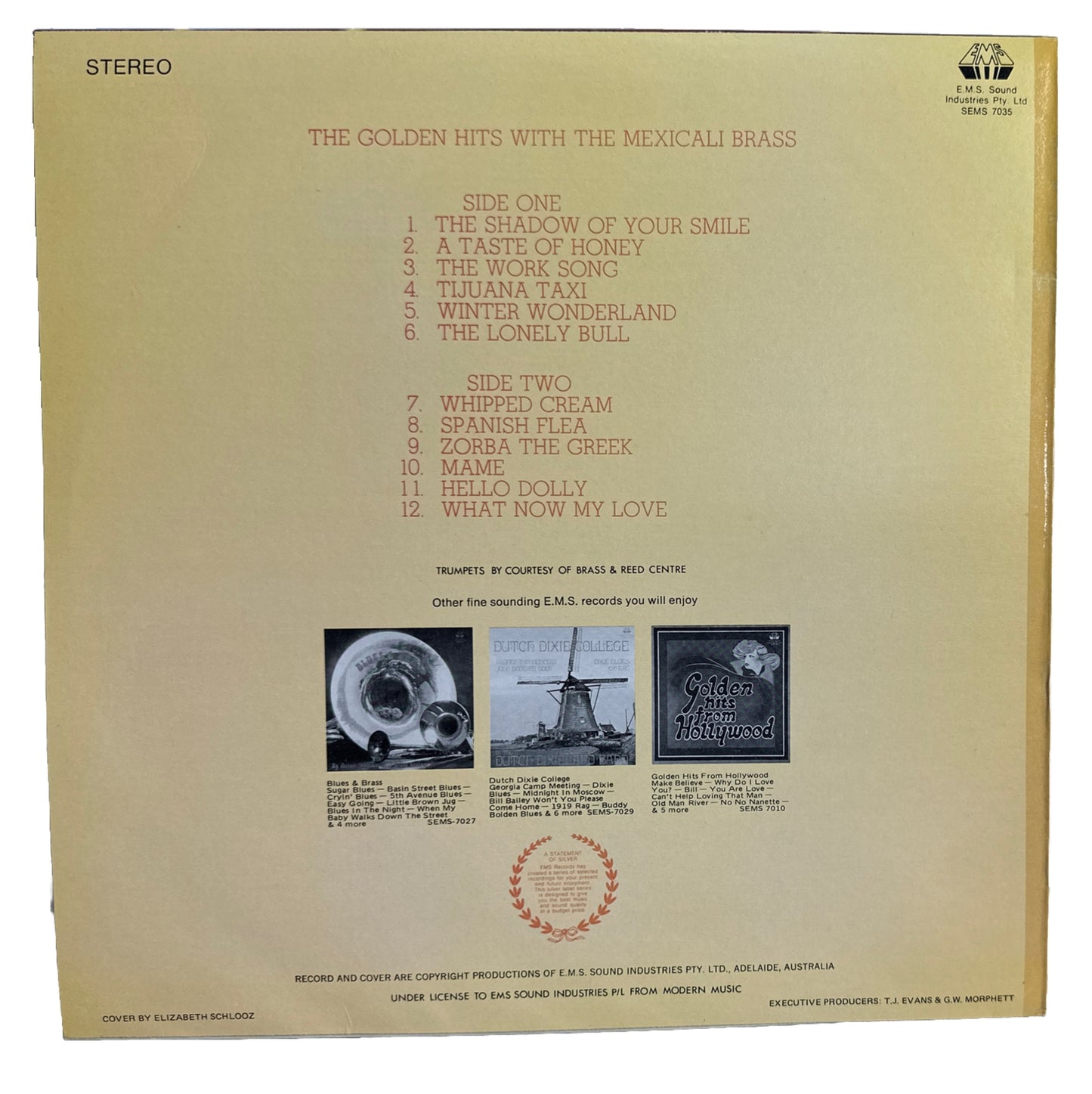 The Golden Hits With The Mexicali Brass - 12" Vinyl Record 3931