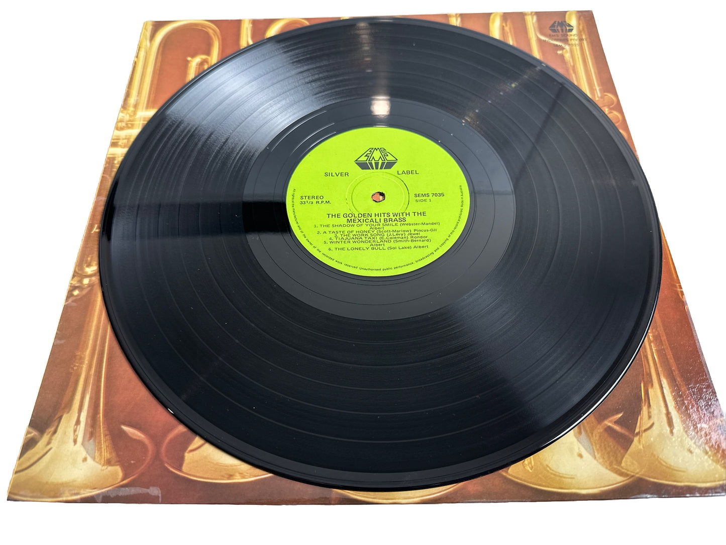 The Golden Hits With The Mexicali Brass - 12" Vinyl Record 3931