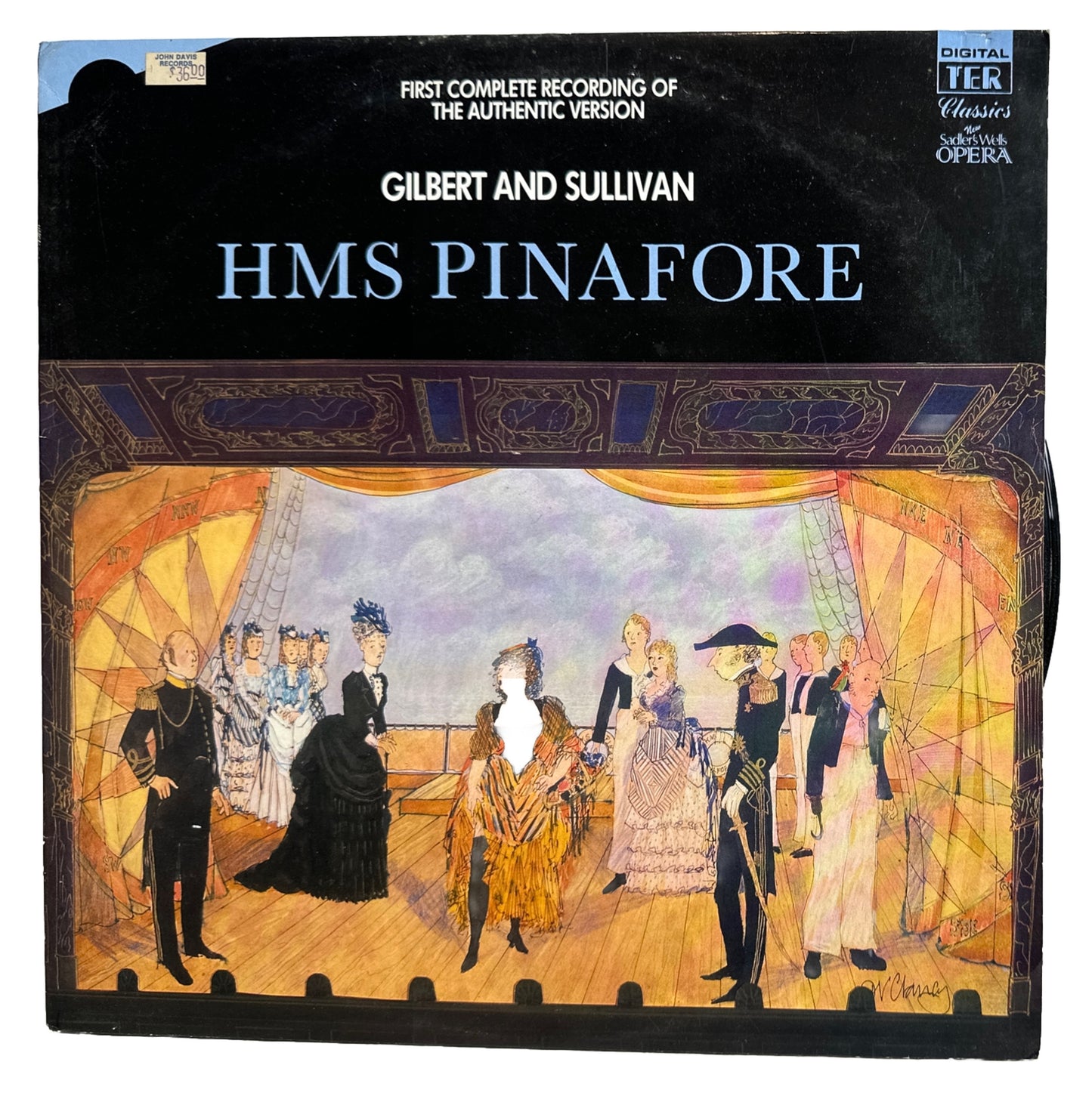 Gilbert And Sullivan - Hms Pinafore record - 12" Record Vinyl LP 3947