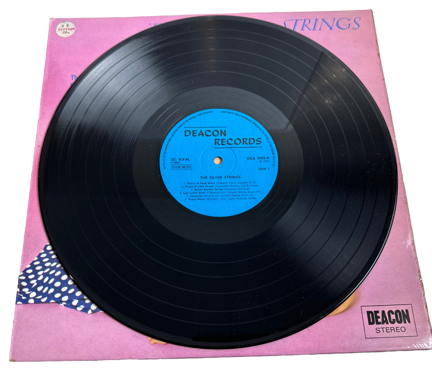 The Silver Strings - Play Music For The Small Hours -12" Record Vinyl LP 4245