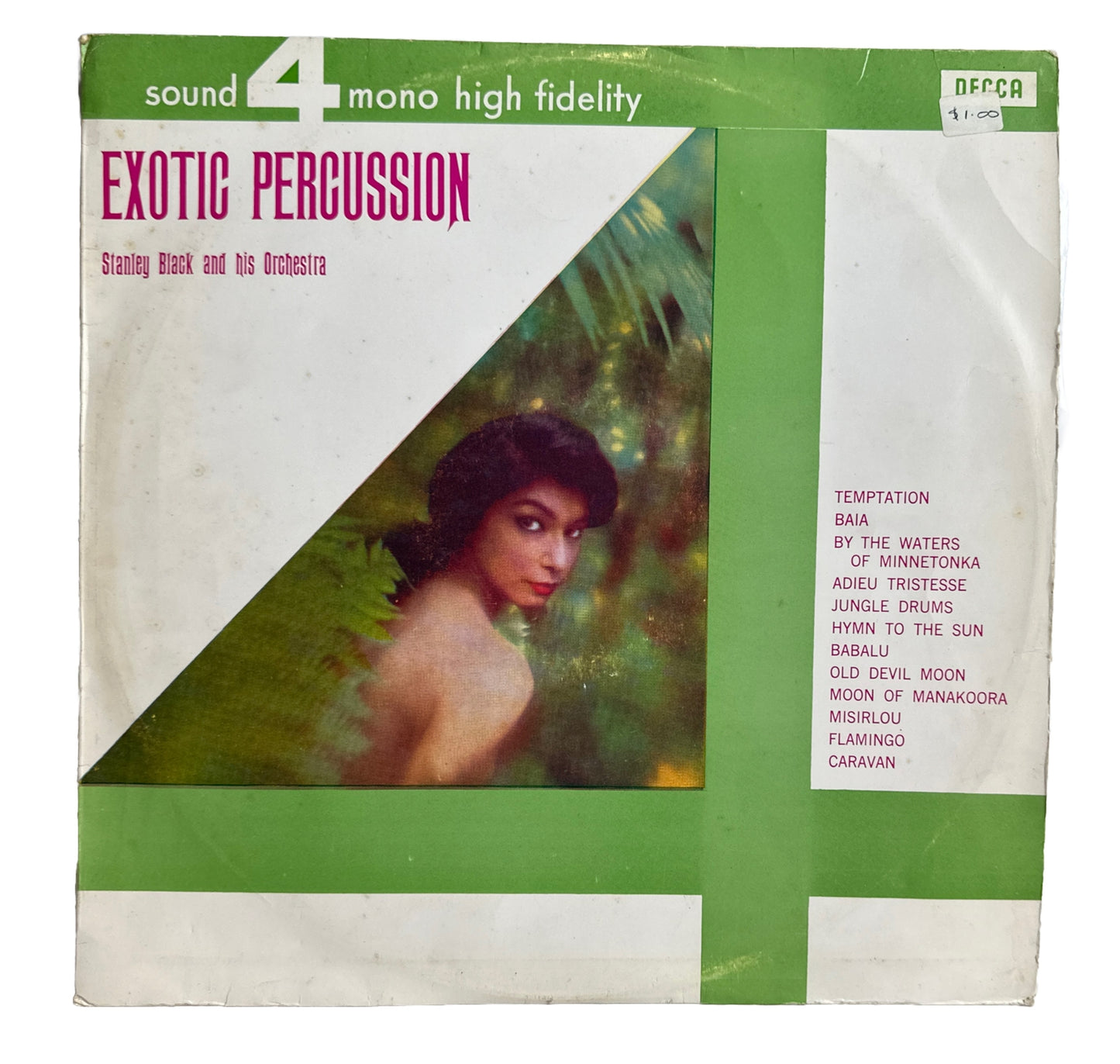Stanley Black And His Orchestra And Chorus - Exotic Percussion - 12" Record 3918