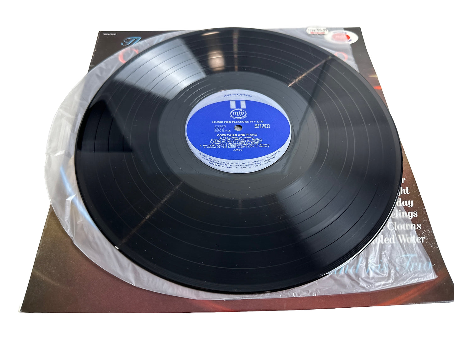 The Mood is Warm for Cocktails and Piano - 12" Vinyl Record 3922