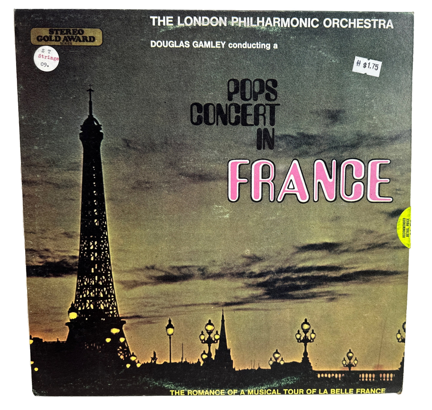 Pops Concert In France - The London Philharmonic Orchestra- 12" Vinyl Record
