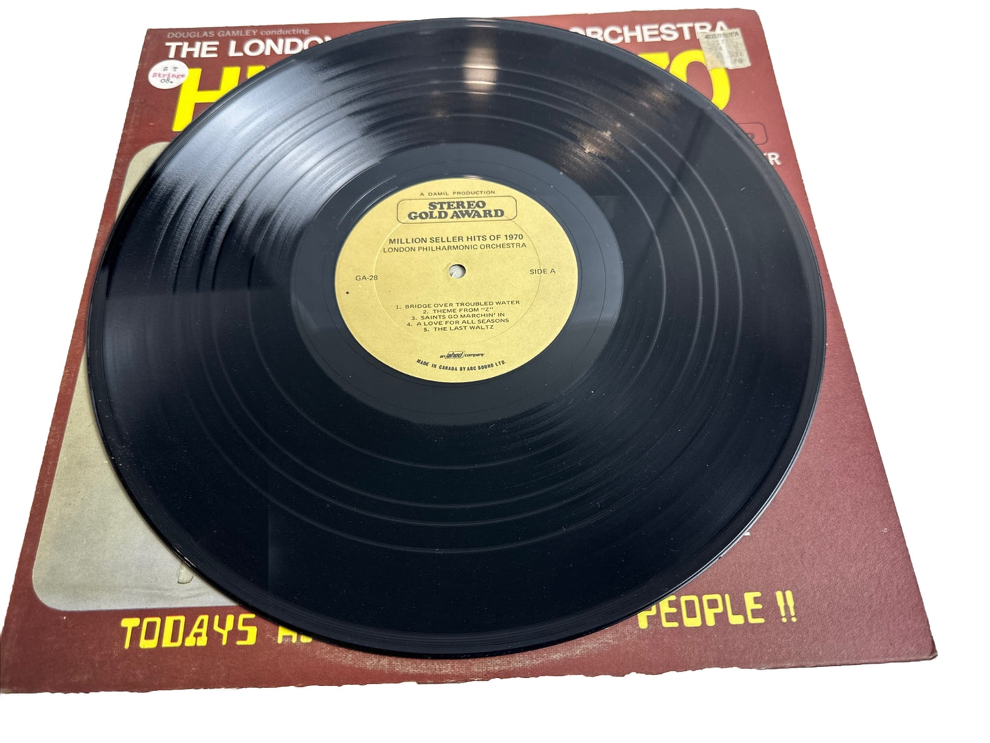 HITS OF 1970 - The London Philharmonic Orchestra- 12" Vinyl Record 3912