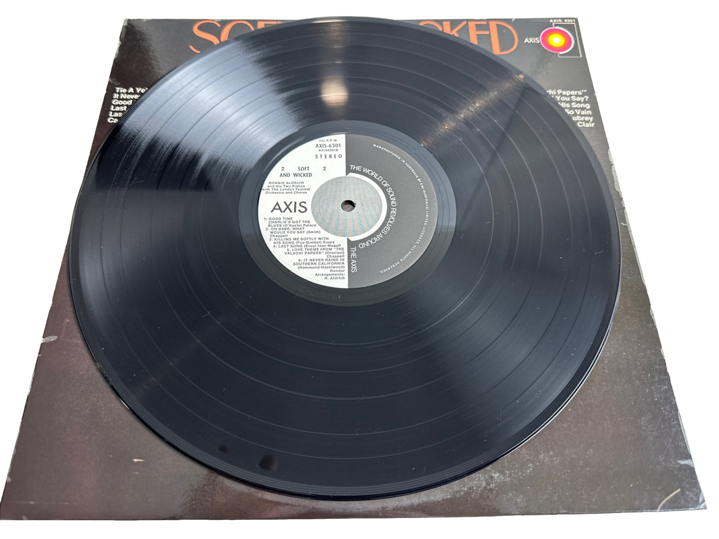 Soft And Wicked - Ronnie Aldrich And His Two Pianos - 12" Vinyl Record 3896