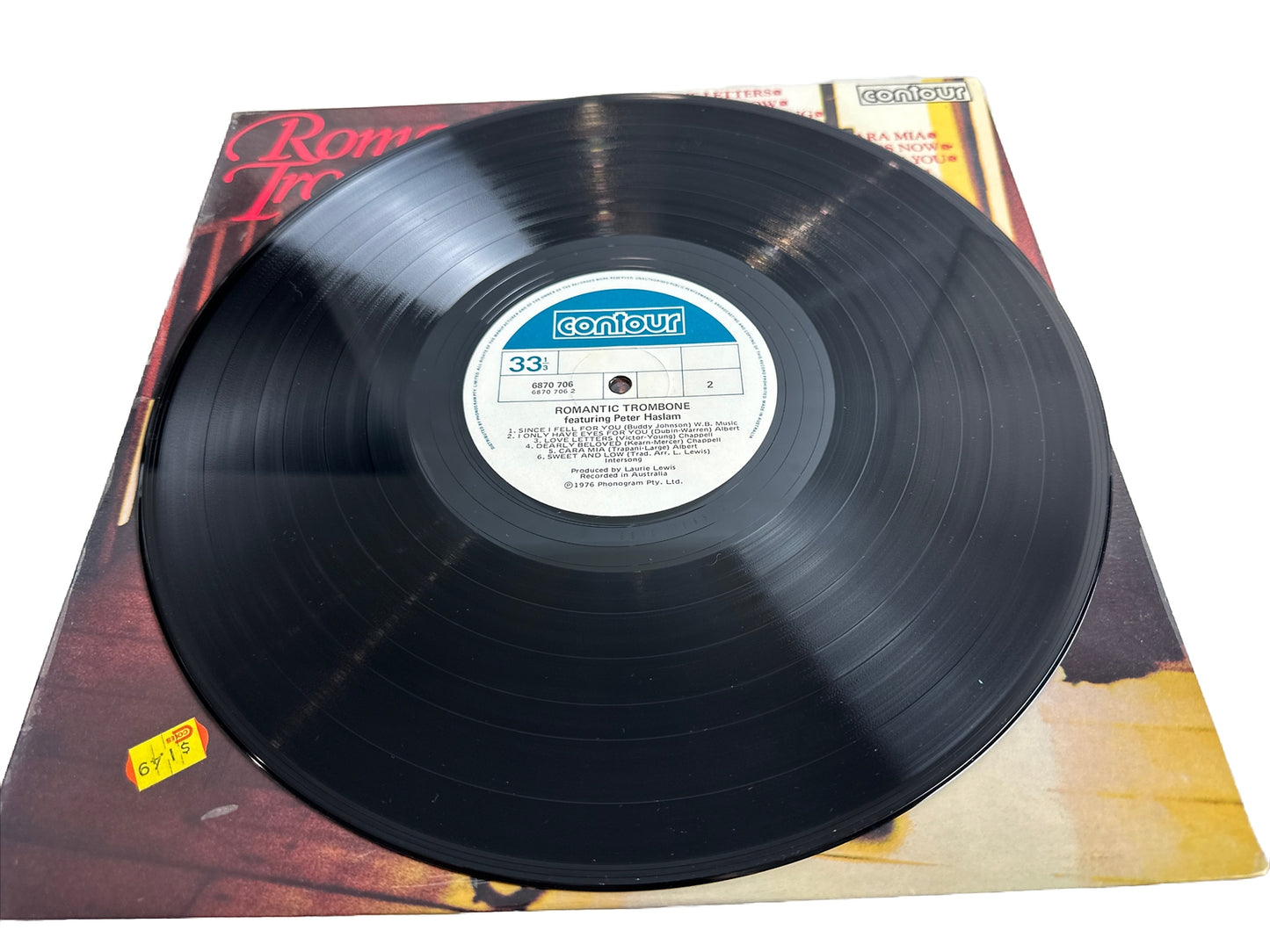 Contour - Romantic Trombone Featuring Peter Haslam - 12" Vinyl Record 3900