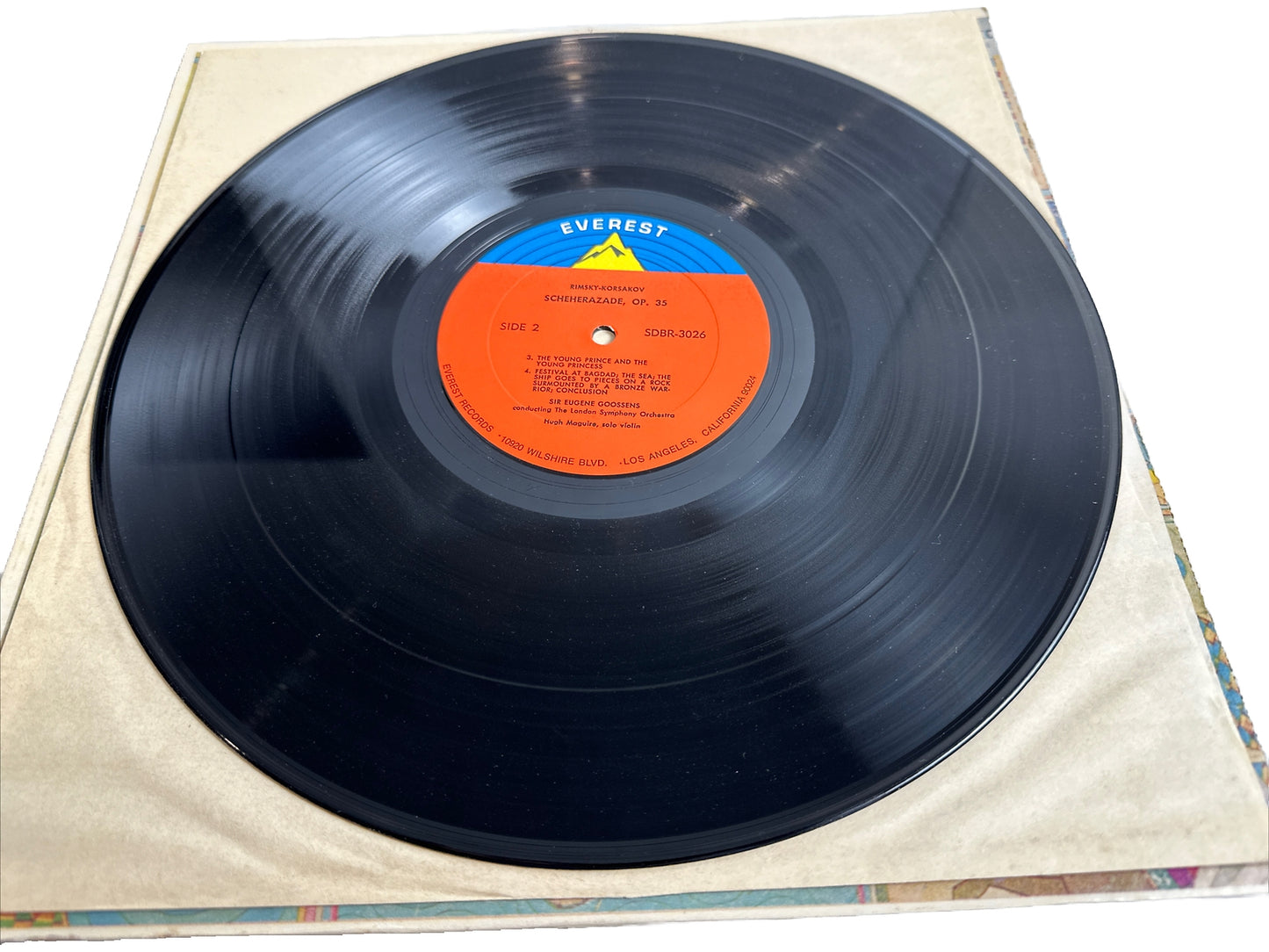 Rimsky-Korsakov: Scheherazade / Sir Eugene Goossens - 12" Vinyl Record 3899