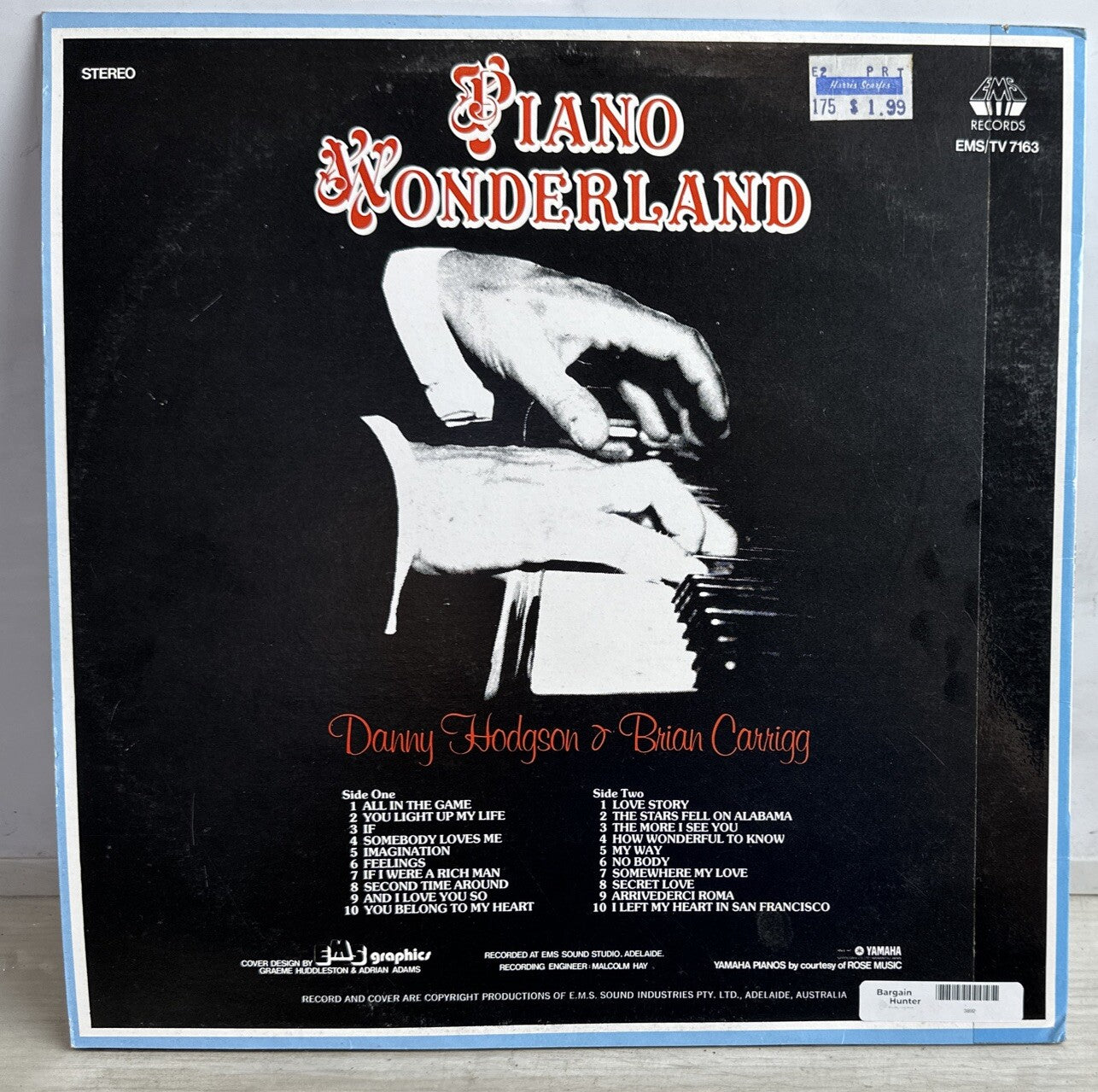 Piano Wonderland 20 Magical Tunes - 12" Vinyl Record 3892