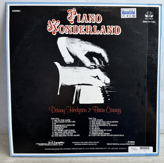 Piano Wonderland 20 Magical Tunes - 12" Vinyl Record 3892