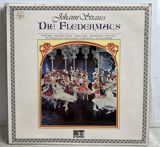 JOHANN STRAUSS - Die Fledermaus - 12" Vinyl Record 3861
