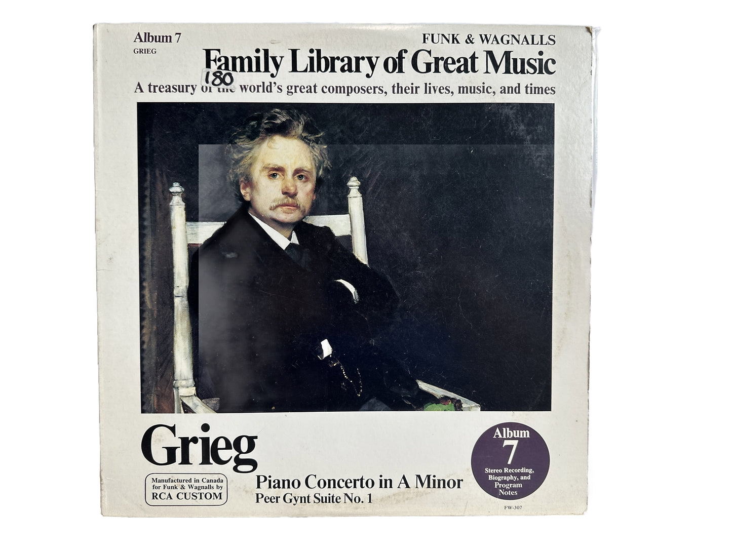 Family Library Of Great Music Album 7 - Grieg - 12" Vinyl Record 3592