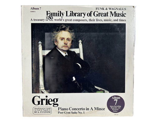 Family Library Of Great Music Album 7 - Grieg - 12" Vinyl Record 3592