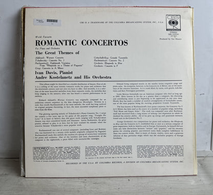 World Favorite Romantic Concertos For Piano And Orchestra - 12" Vinyl Record