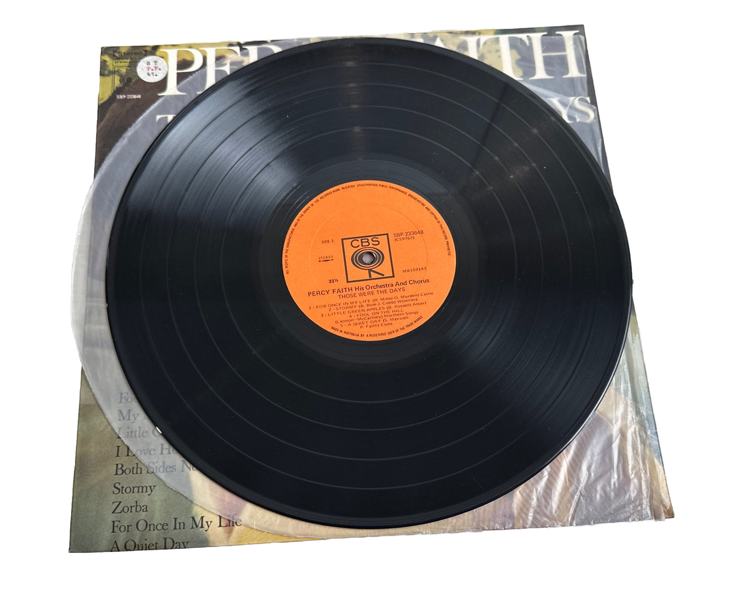 Percy Faith - His Orchestra and Chorus - Those Were the Days - 12" Vinyl Record