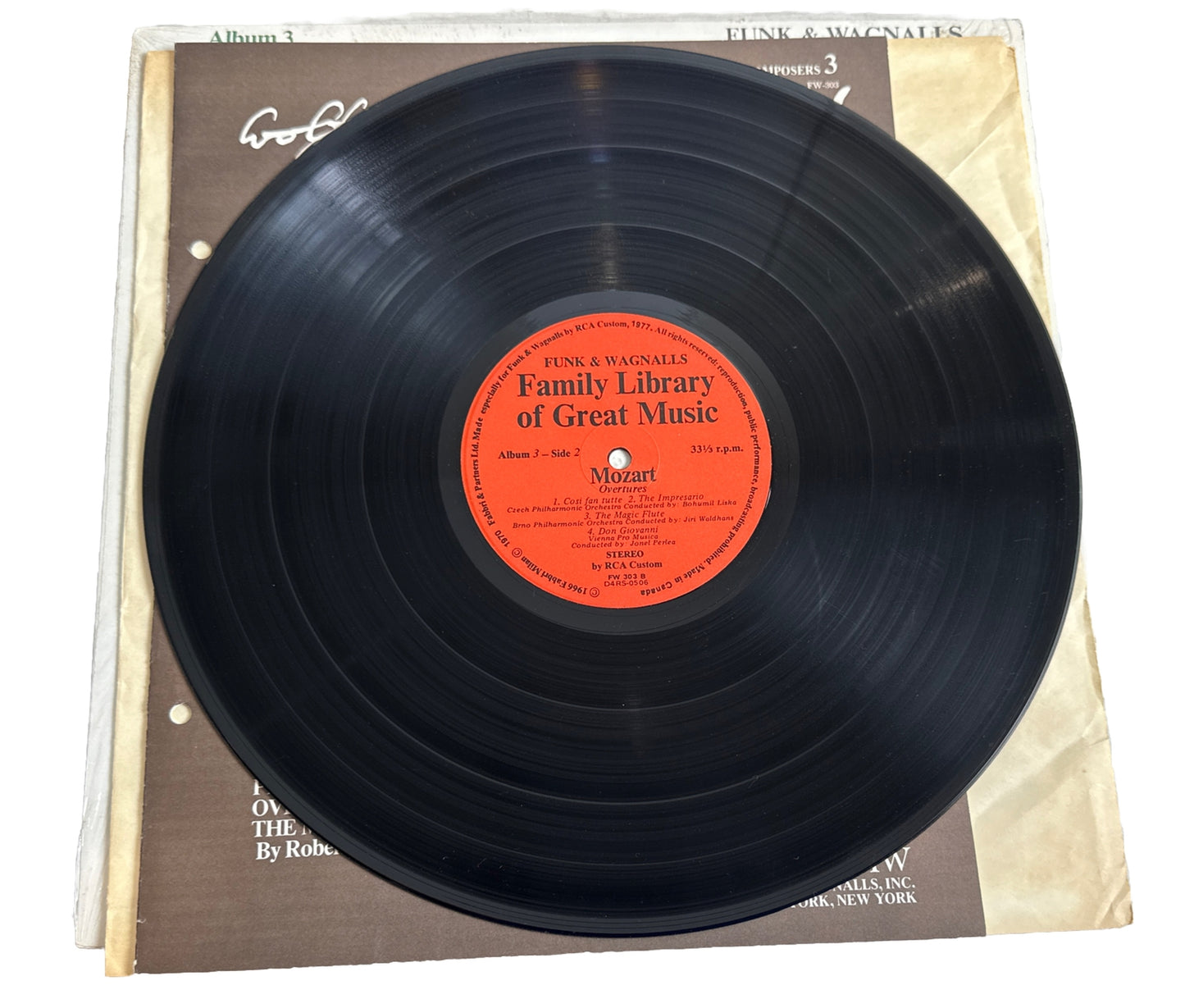 Family Library Of Great Music Album 3 - Mozart - 12" Vinyl Record 3591