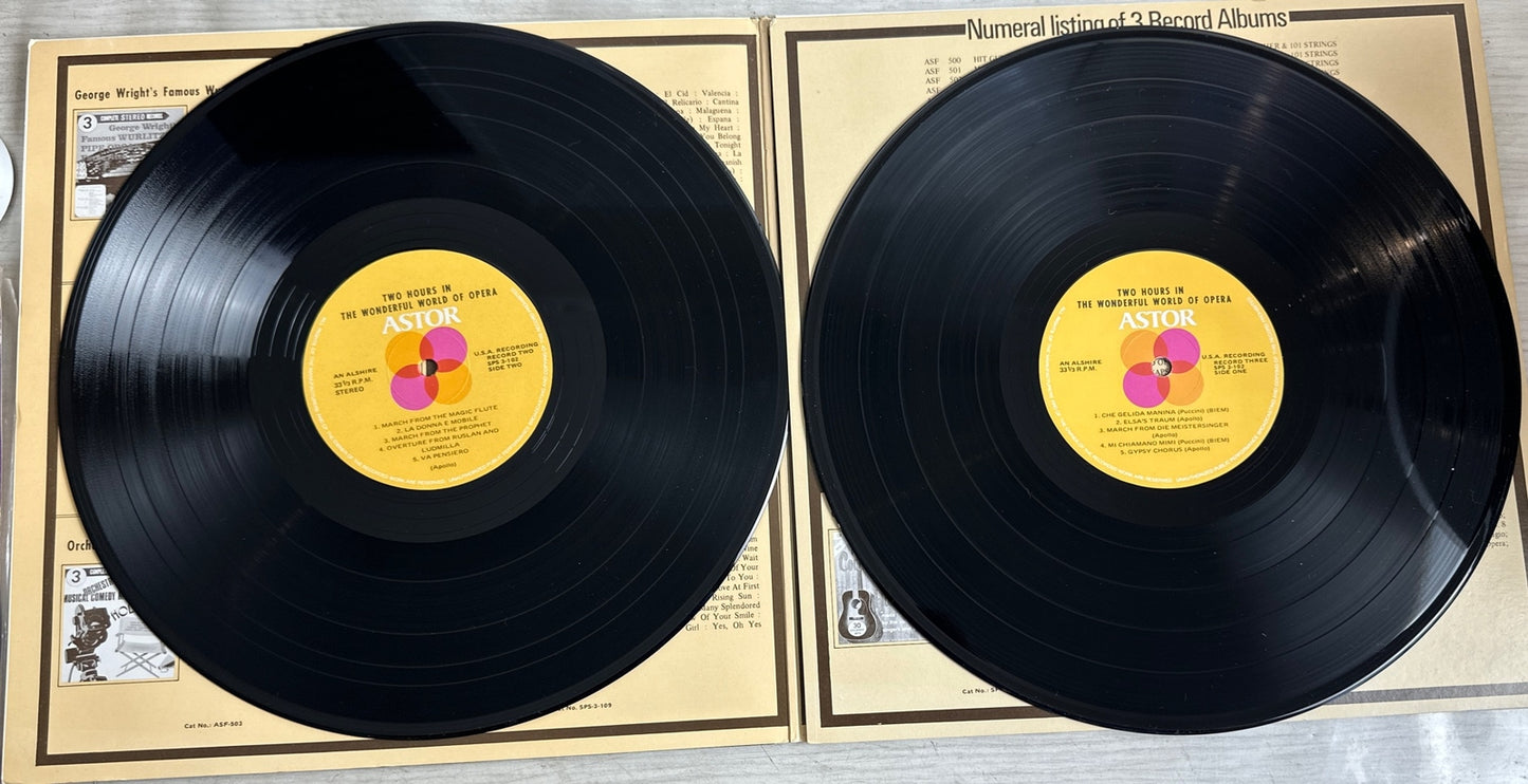 Two Hours In The Wonderful World Of Opera 3 - 12" Vinyl Record 4026